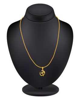 22k Gold Beautiful Om Pendant L-4089