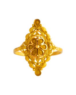 22K Gold Ring For Women LR-4299