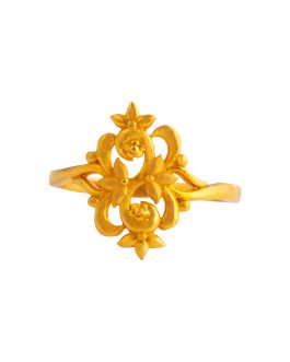 22K Gold Ring For Women LR-4317