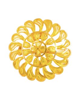 22K Gold Ladies Ring Adjustable LR-4641