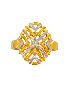 22K Gold Womens Ring LR-4678