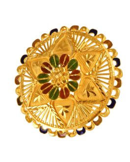 22K Gold Adjustable Ladies Ring – LR-3581
