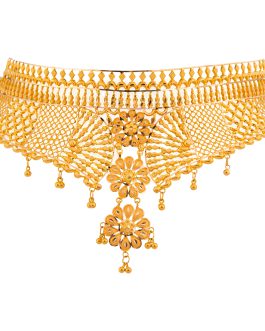 22K Gold Necklace For Women N-1859