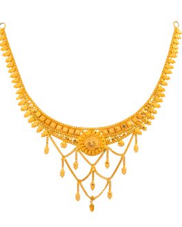 22K Gold Necklace For Women N-1900