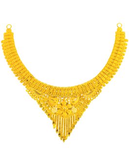 22K Gold Necklace For Women N-2064