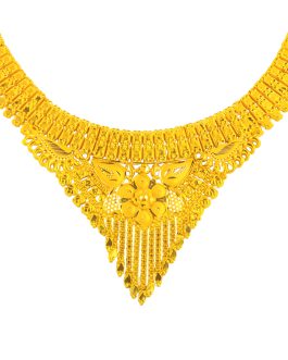 22K Gold Necklace For Women N-2064