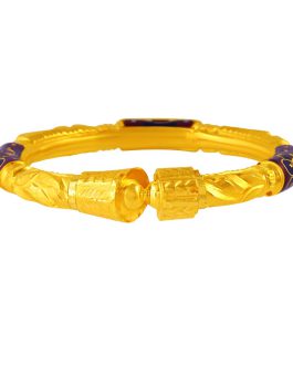 Traditional and trendy Gold Bala with Meena  For Women BL-1409