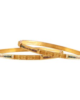 22k Gold Bangles CH-1140