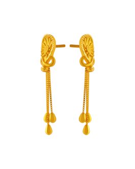 22k Gold Jhumka Earrings For Women ER-2013