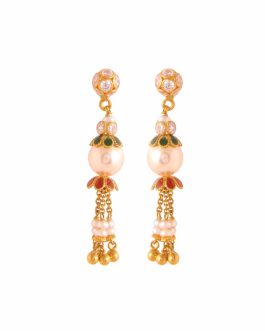 22k Gold Jhumka Earrings For Women ER-2356