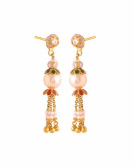 22k Gold Jhumka Earrings For Women ER-2356