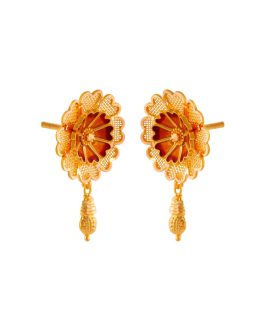 22k Gold Jhumka Earrings For Women ER-T-5