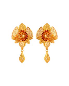 22k Gold Jhumka Earrings For Women ER-2948