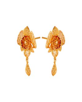 22k Gold Jhumka Earrings For Women ER-2948