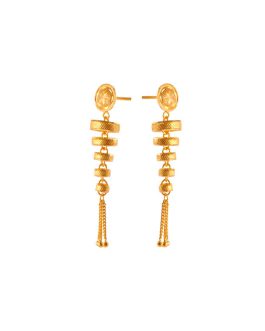 22k Gold Jhumka Earrings For Women ER-TJ-49