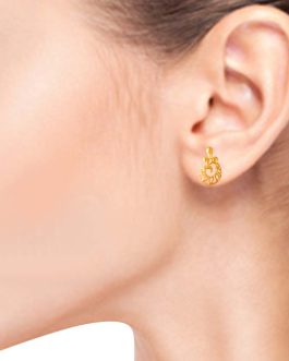 22k Gold Ear Tops For Women ET-4702