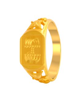 22K Gold Gents Ring – GR-1176