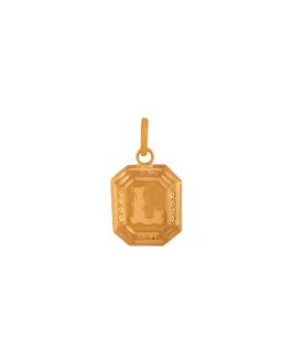 18k Gold Pendant L-3343