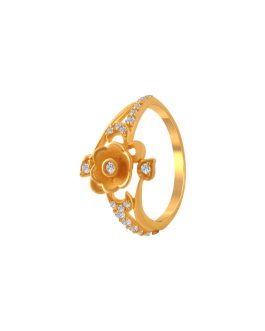 Enchanted Bloom 22K Gold Ladies Ring – LR-3943