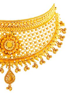 22K Gold Necklace For Women N-1167