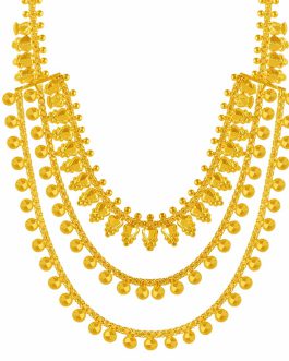 22K Gold Necklace For Women N-1533