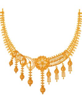22K Gold Necklace For Women N-TJ-37