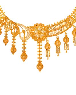 22K Gold Necklace For Women N-TJ-37