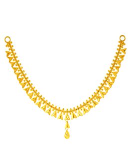 22K Gold Necklace For WomenN-Tj-60