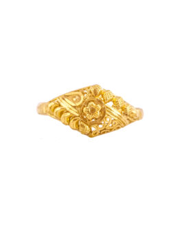 22k Gold Finger Ring LR-4525