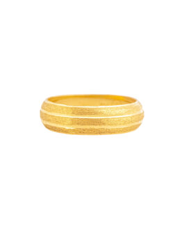 22k Gold Finger Ring LR-4537