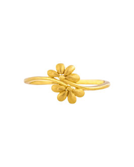 22k Gold Finger Ring LR-4557