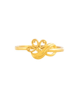 22k Gold Finger Ring LR-4566