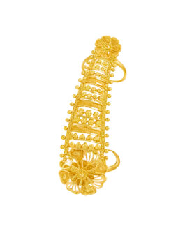 22k Gold Finger Ring LR-4638 Adjustable