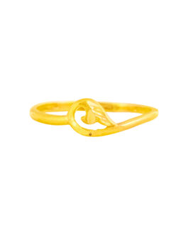 22k Gold Finger Ring LR-4645