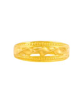 22k Gold Finger Ring LR-4657