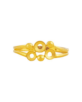 22k Gold Finger Ring LR-4673