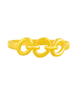 22k Gold Finger Ring LR-4674