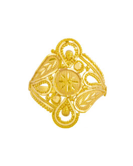 22k Gold Finger Ring LR-4681
