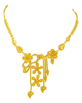 22K Gold Necklace For Women N-2092
