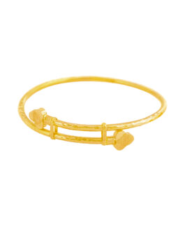 22K Gold Wristlet WR-1836 1.5 INCH+BABY ADJUSTABLE
