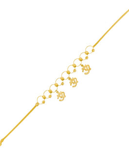 22K Gold Wristlet WR-1872 6.5 Inches