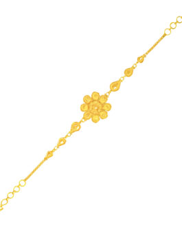 22K Gold Wristlet WR-1876 6.5 Inches