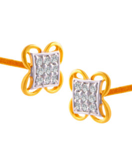 18K Diamond Ear Tops DET-1103