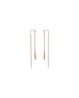 18K Diamond Ear Tops DET-1156