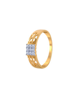 Golden Dreams 18K Diamond Finger Ring – DFR-1495