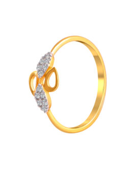 Glittering 18K Diamond Finger Ring – DFR-1512