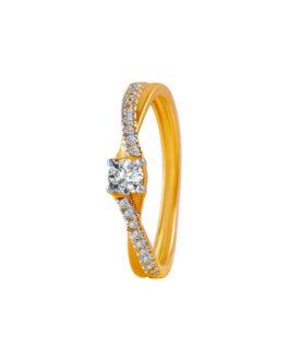 Radiant Love 18K Diamond Finger Ring – DFR-1519