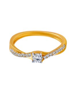 Radiant Love 18K Diamond Finger Ring – DFR-1519