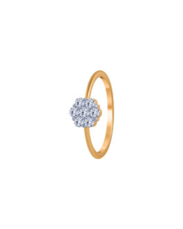 Shimmering Splendor 18K Diamond Finger Ring – DFR-1569