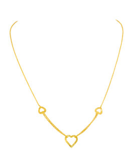 22K Gold Chain C-6113 (18 Inches)